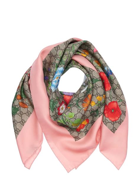 gucci foulard donna seta|sciarpe gucci donna.